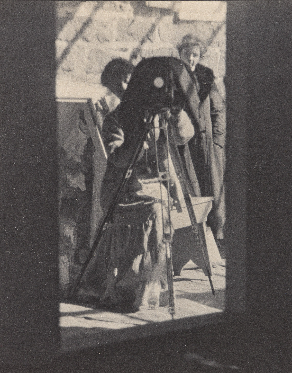 KARL STRUSS (1886-1981) Woman photographer in a class with Clarence White.